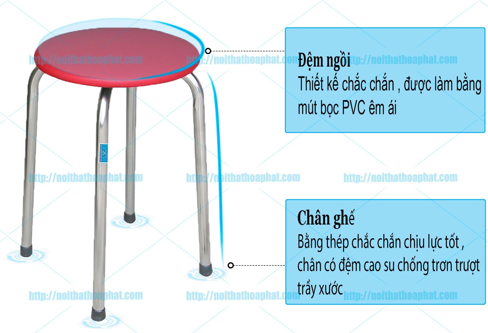 Ghế đôn Hòa Phát GD01
