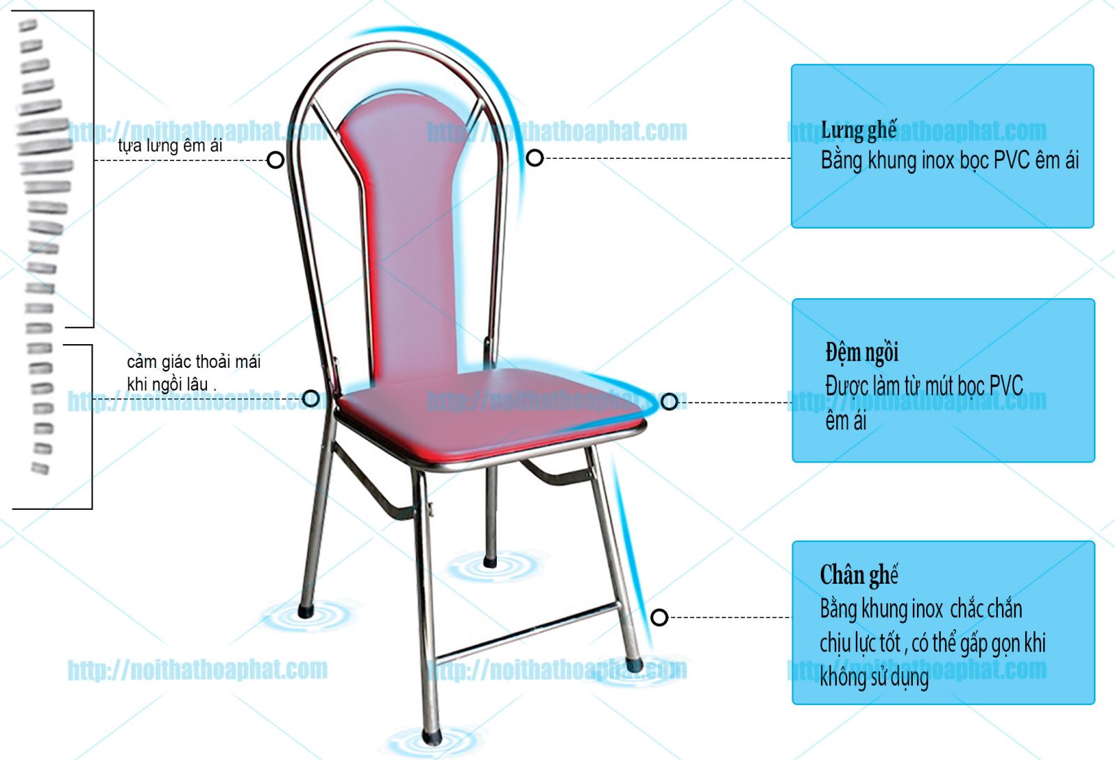 Ghế gấp Hòa Phát G05
