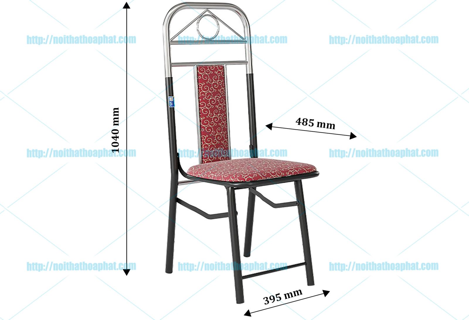 Kích thước Ghế gấp Hòa Phát G0498