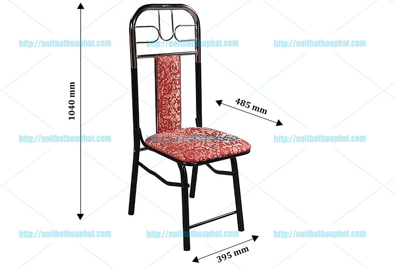 Kích thước Ghế gấp Hòa Phát G0698