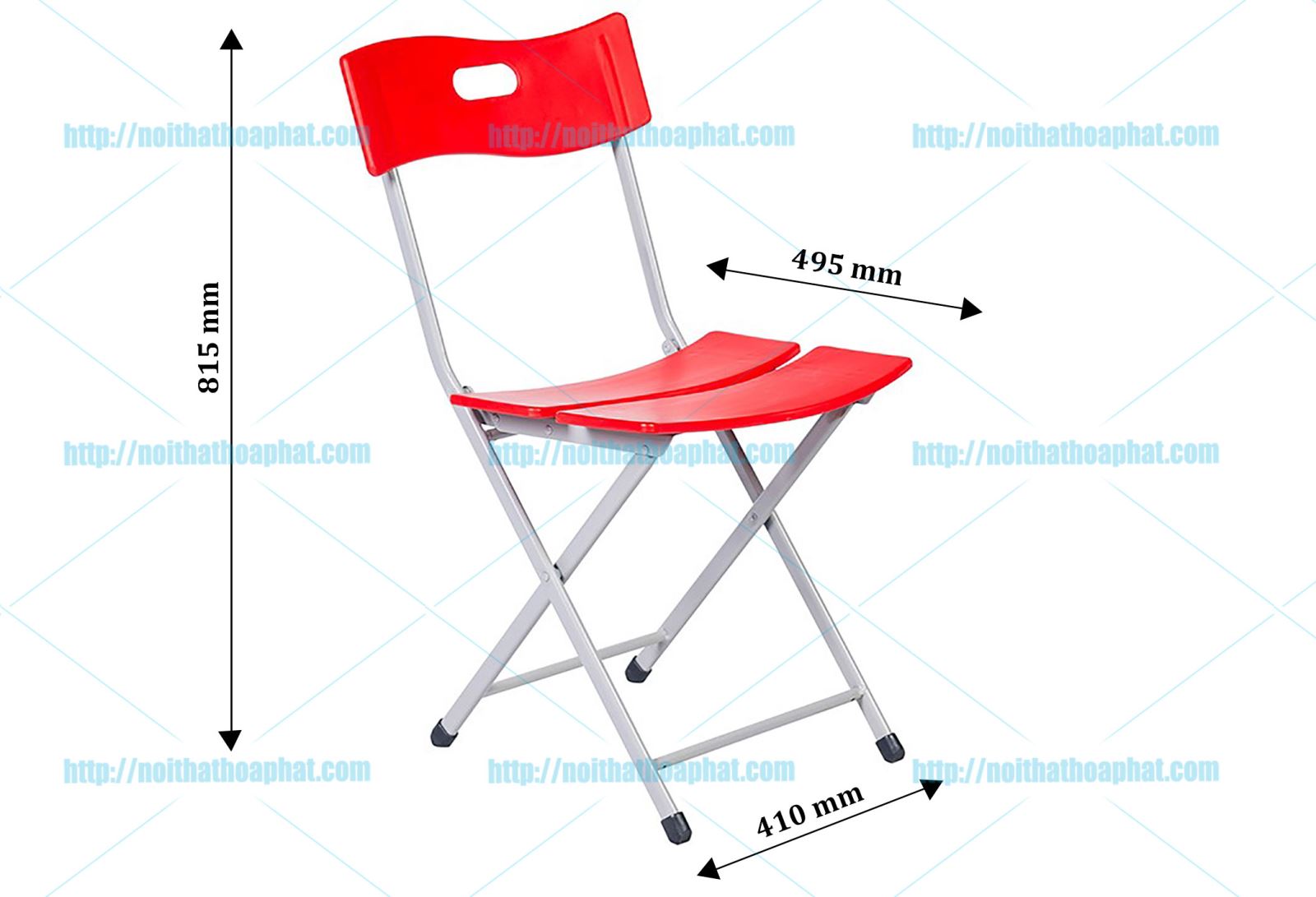 Kích thước ghế gấp Hòa Phát G135