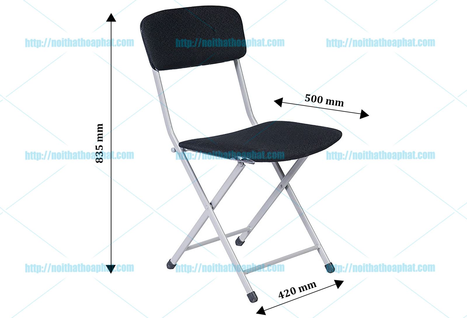 Kích thước ghế gấp Hòa Phát G136