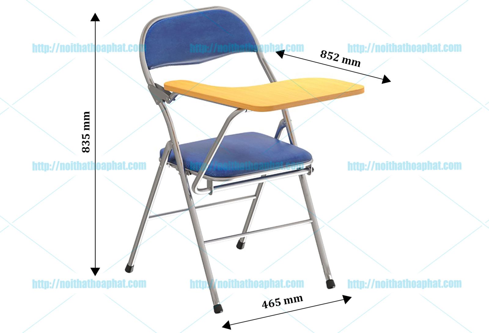 Kích thước ghế gấp Hòa Phát G01B