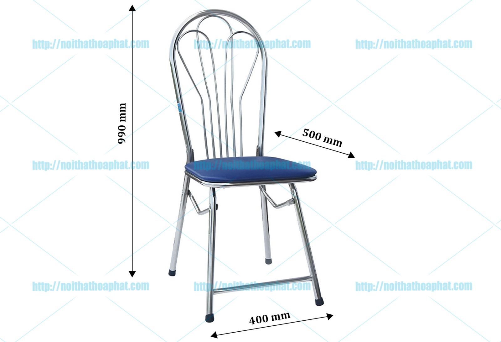 Kích thước ghế gấp 8òa Phát G08