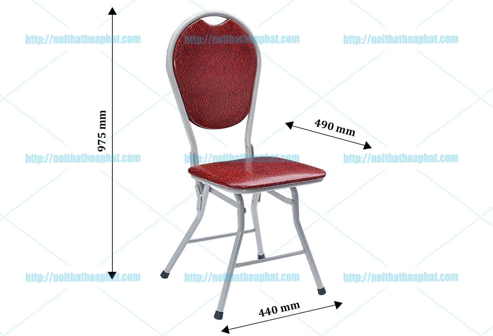 Kích thước ghế gấp Hòa Phát G15