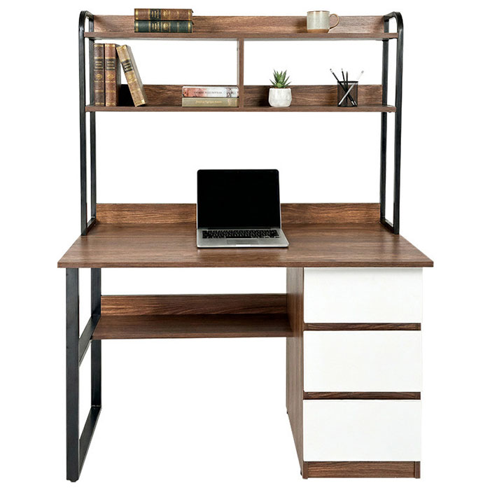 Bàn học gia đình chân sắt BHS408