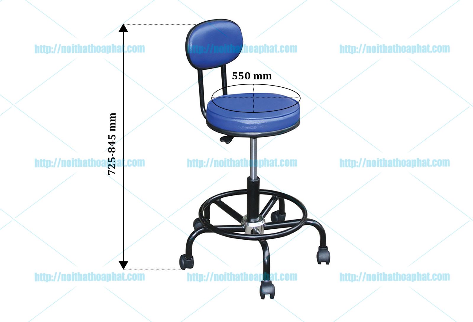 Kích thước ghế phòng chức năng GCN102T