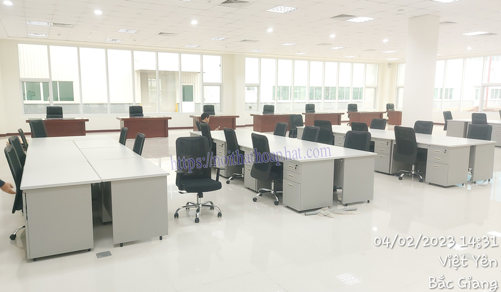 Thi công nội thất phòng làm viêc tại Công ty TNHH Cheng Loong Bắc Giang 1