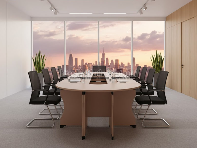 phân biệt bàn họp gỗ và bàn họp chân sắt