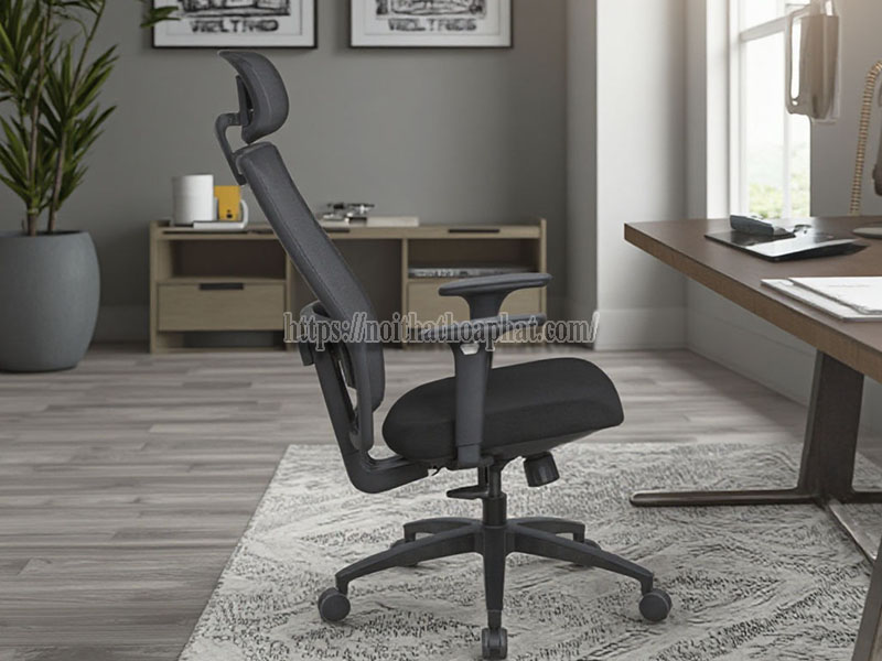 Ghế công thái học Hòa Phát review