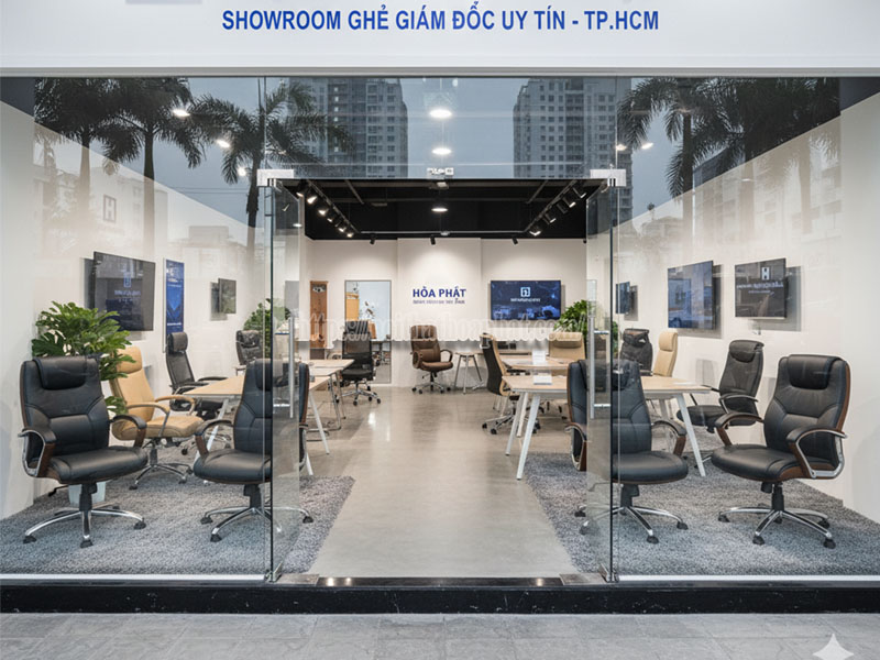 showroom bán ghế giám đốc hòa phát uy tín tại TP.HCM