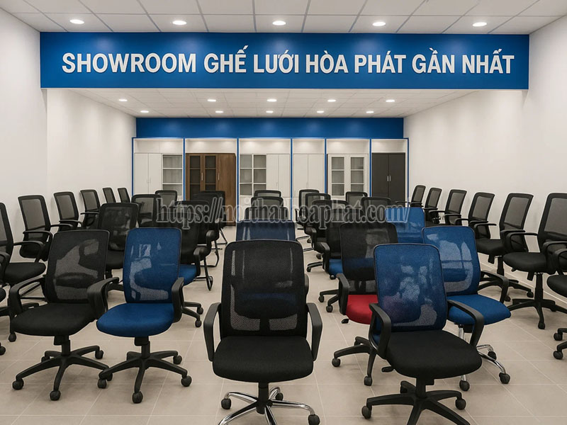 showroom ghế lưới Hòa Phát gần nhất	