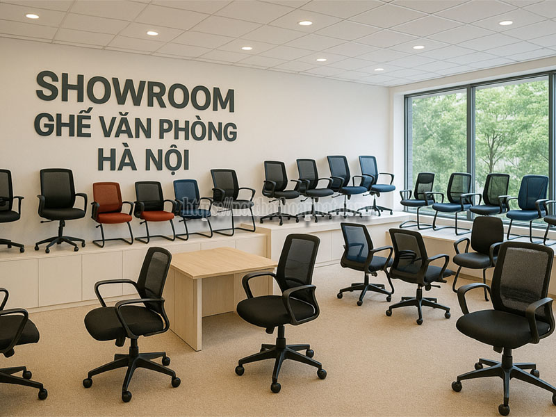 Showroom Ghế Văn Phòng Hà Nội: Trải nghiệm chất lượng Hòa Phát số 1 Việt Nam