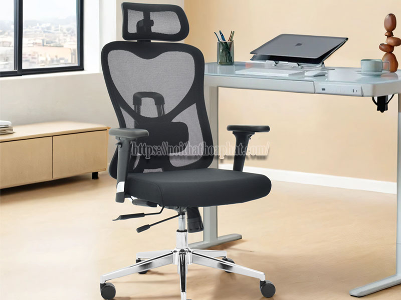 hỗ trợ cột sống của ghế công thái học