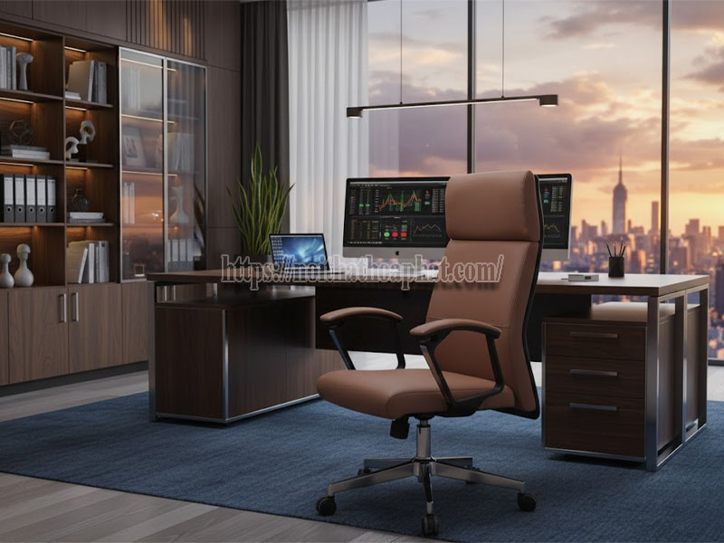 ghế xoay da cao cấp