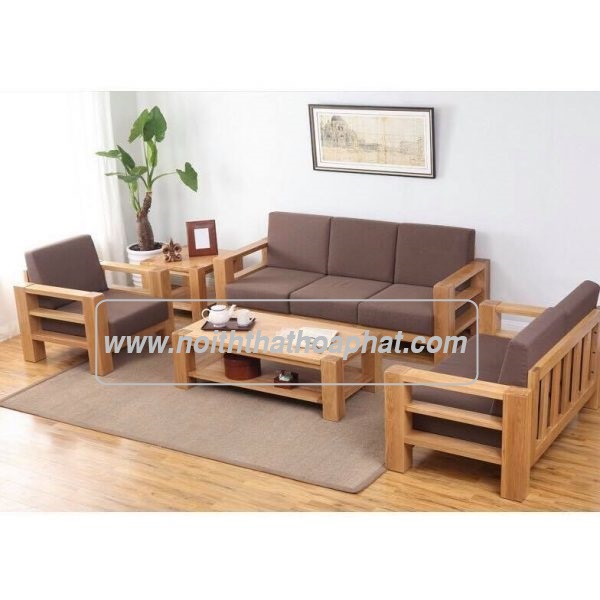 sofa gỗ tự nhiên