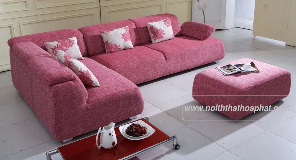 Sofa bọc nỉ dành cho gia đình