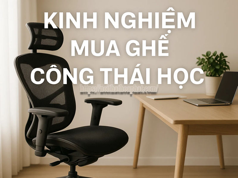 các tiêu chí chọn ghế ergonomic
