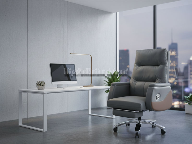 kích thước ghế giám đốc Hòa Phát