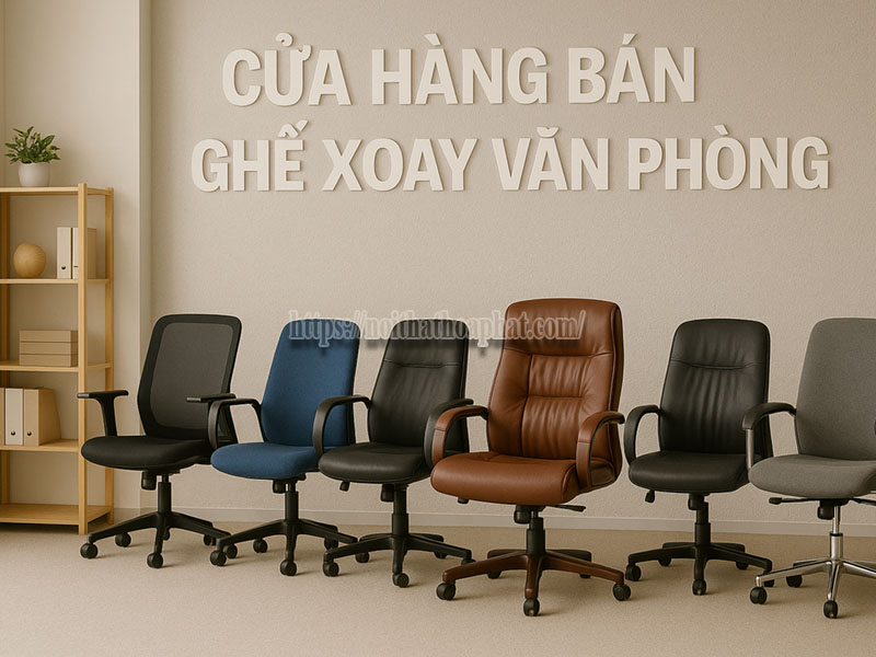 Địa chỉ bán ghế xoay văn phòng Hòa Phát