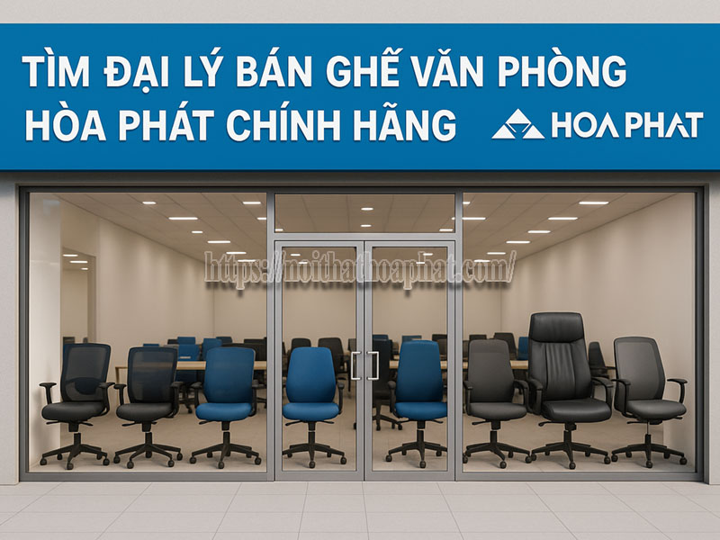 Tìm Đại Lý Bán Ghế Văn Phòng Hòa Phát Chính Hãng