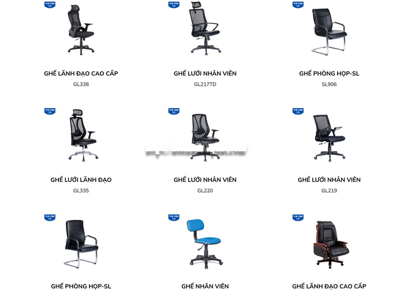 cửa hàng ghế ergonomic Hòa Phát
