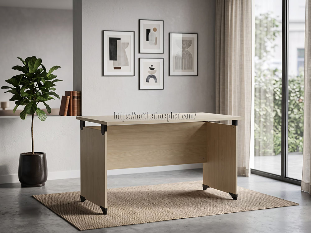Bàn nhân viên thường được làm từ những chất liệu nào