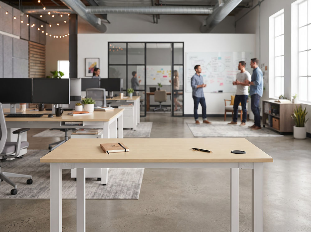 mẫu bàn nhân viên cho doanh nghiệp startup