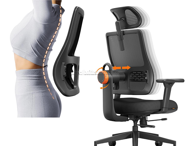 ngồi ghế xoay bị đau lưng