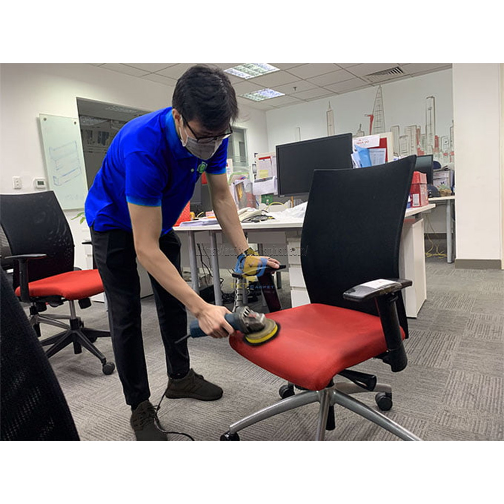 cách giặt ghế lưới Hòa Phát