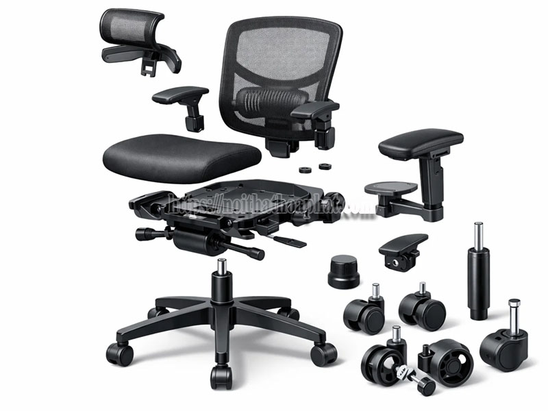 Cấu Tạo Ghế Xoay Văn Phòng: Những Bộ Phận Quan Trọng Bạn Cần Biết