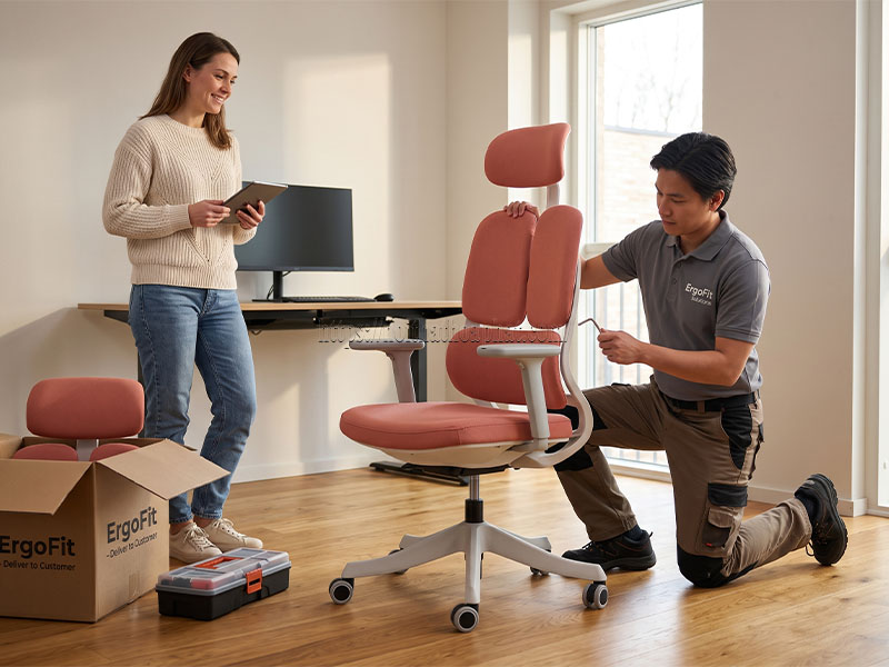 giao và lắp đặt ghế nhập khẩu tận nơi