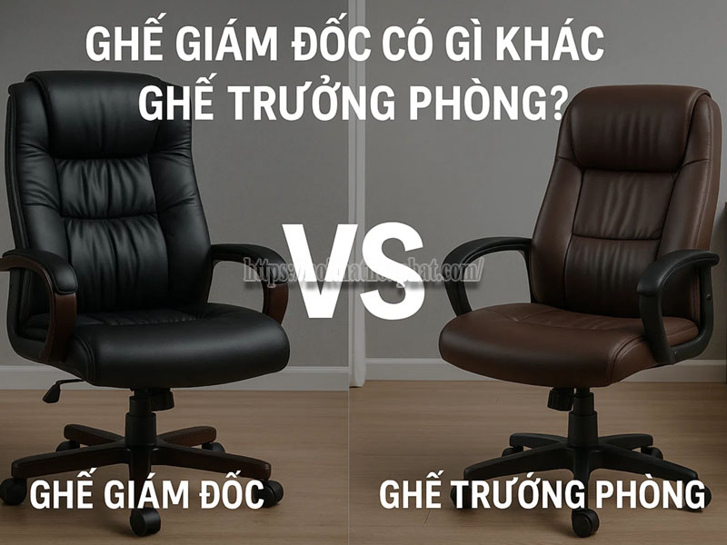 Ghế Giám Đốc Có Gì Khác Ghế Trưởng Phòng?
