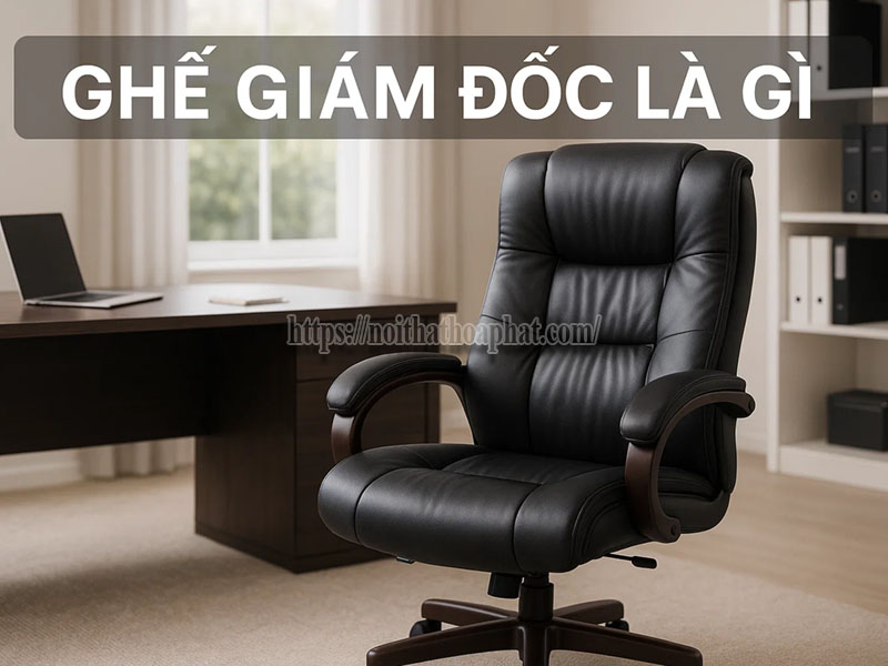 Ghế Giám Đốc Là Gì? Phân Tích Chuyên Sâu Từ Nội Thất Hòa Phát