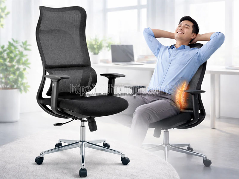 Ghế Lưới Công Thái Học Chính Hãng: "Cứu Tinh" Cho Cột Sống Dân Văn Phòng