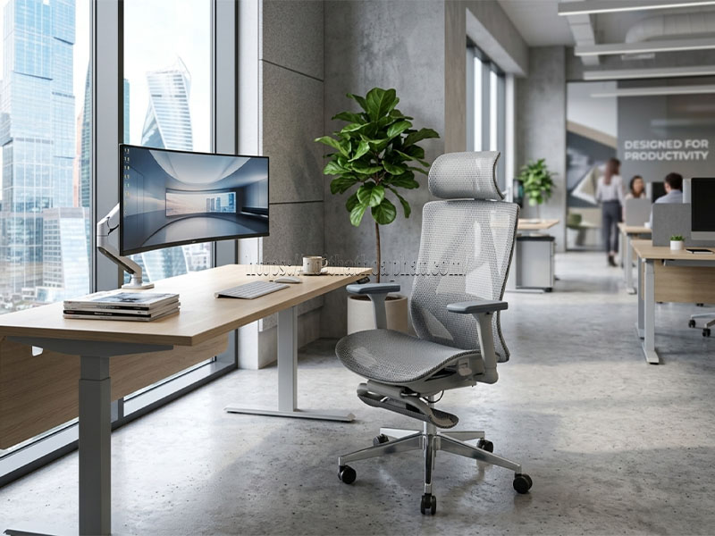 ghế xoay công thái học