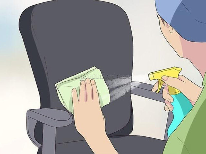 ghế xoay dùng lâu bị bẩn xử lý thế nào
