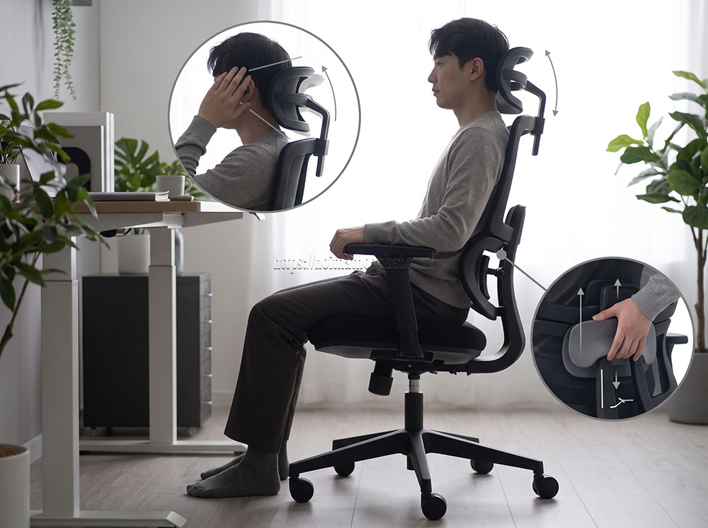 Cách Chỉnh Ghế Xoay Nhập Khẩu Đúng Tư Thế Từ Chuyên Gia