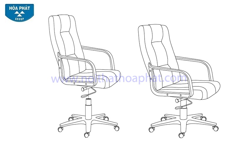 Hướng dẫn lắp đặt sản phẩm ghế xoay văn phòng SG350, SG350B