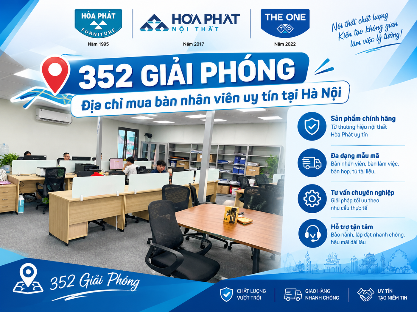 mua bàn nhân viên ở đâu uy tín tại hà nội