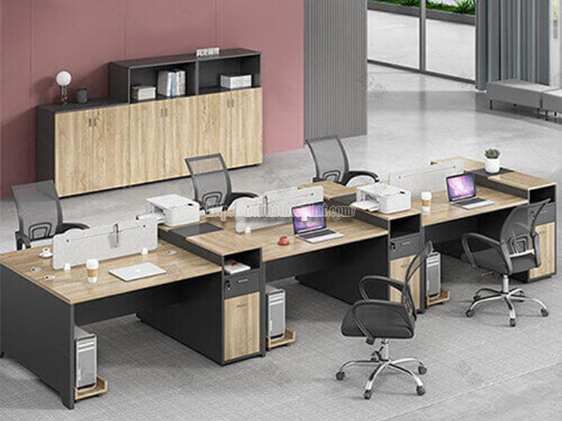 combo bàn làm việc ghế xoay lưới