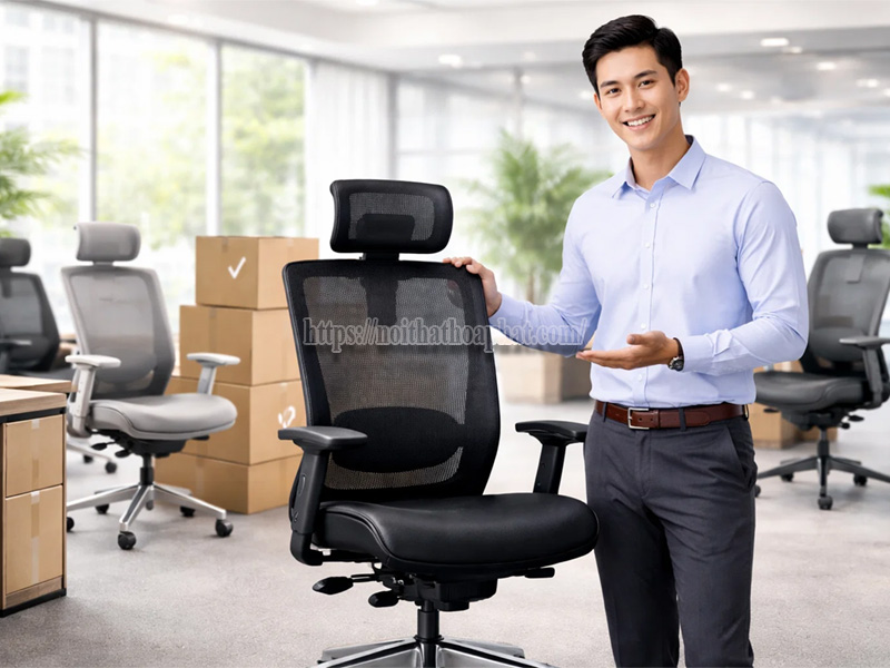 mua ghế xoay chính hãng