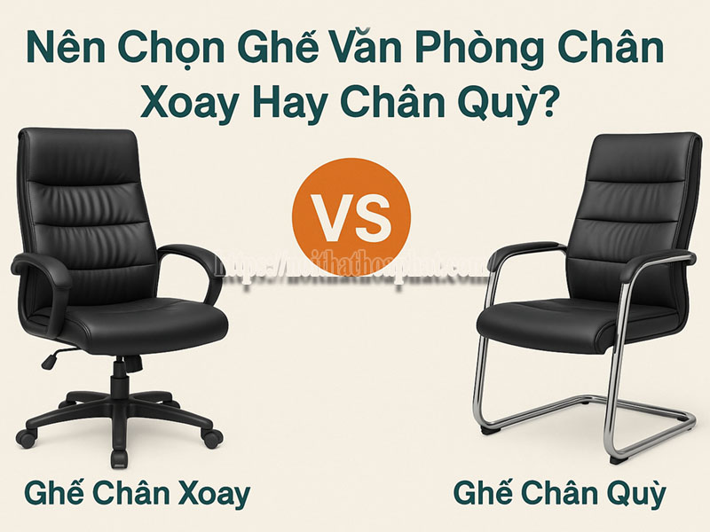 Nên Chọn Ghế Văn Phòng Chân Xoay Hay Chân Quỳ?