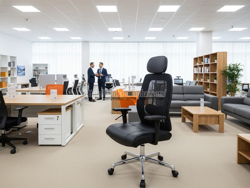 Review Chi Tiết Ghế Lưới Hòa Phát GL309