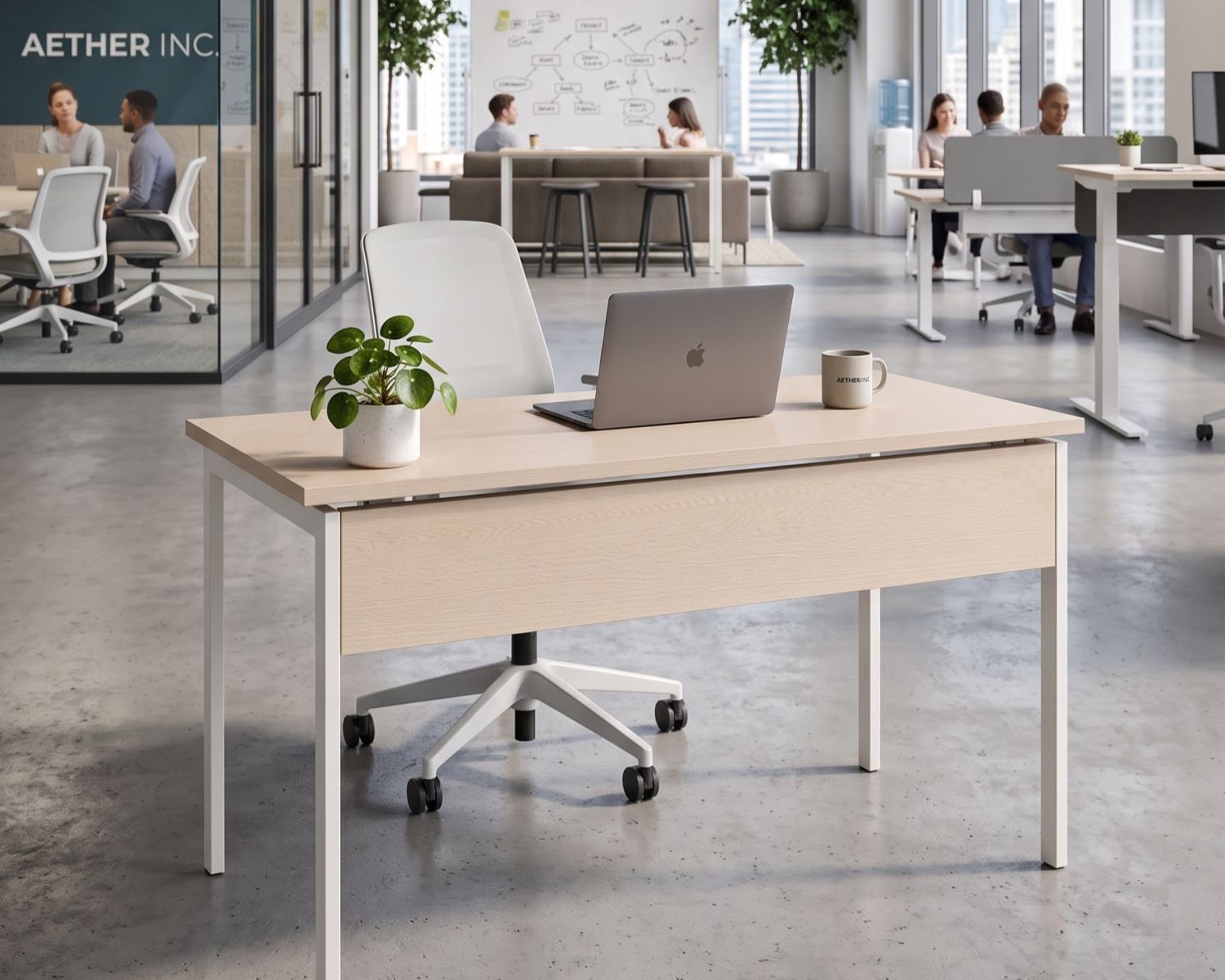 Showroom bàn nhân viên Hòa Phát Hà Nội