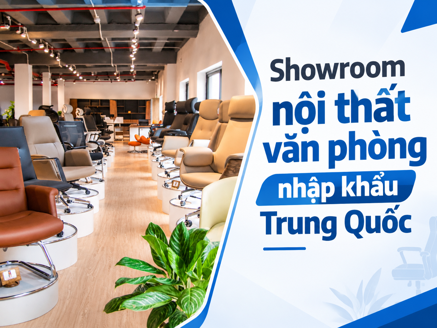 Showroom nội thất văn phòng nhập khẩu Trung Quốc tại 352 Giải Phóng Hà Nội