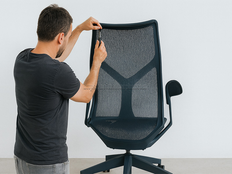 ghế lưới bị hỏng sửa thế nào