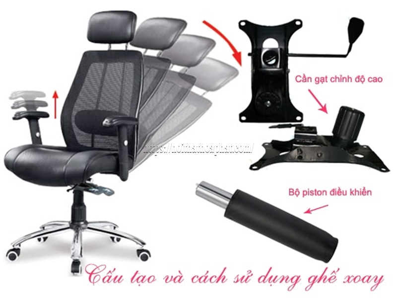 phụ kiện ghế xoay văn phòng