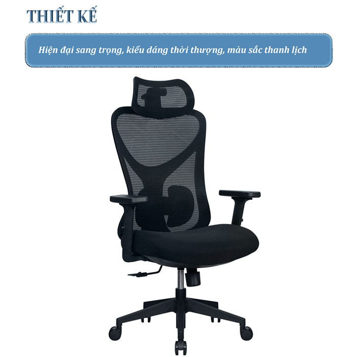 Ghế lưới công thái học FMX822 9
