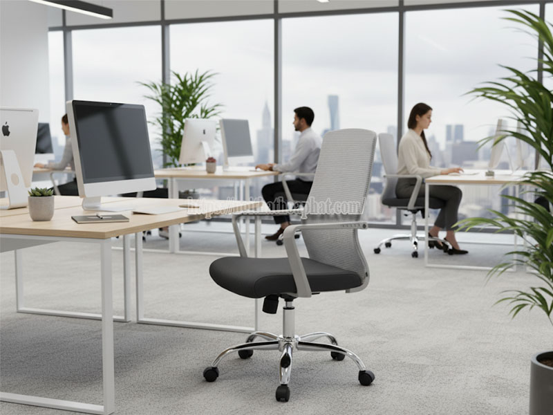 Ưu Nhược Điểm Của Ghế Lưới Chân Quỳ So Với Ghế Lưới Xoay